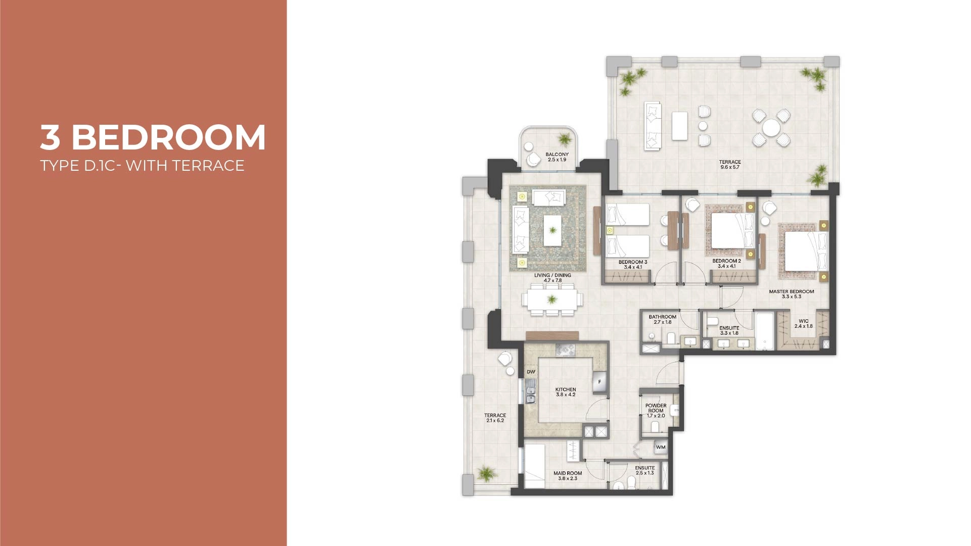 3 BR